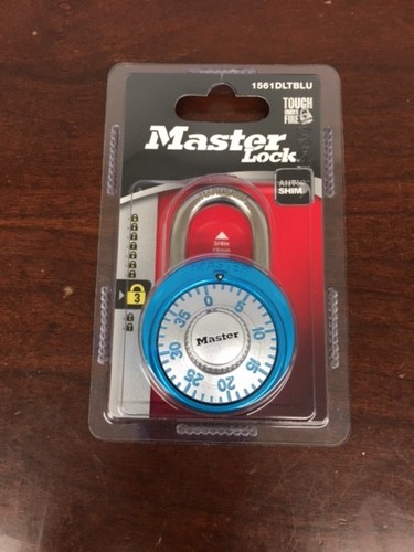 Master lock 1561dltblu - lock, locker