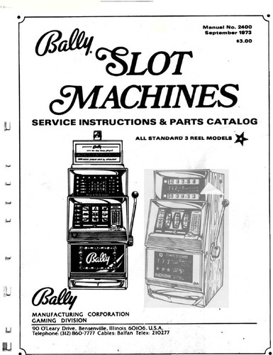 Bally 2400 slot machine - no.,