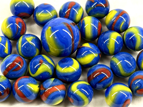 Glass marbles molecule - glass,