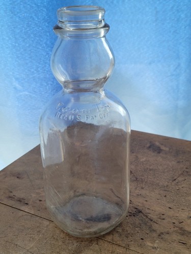 Milk bottle cream top - bottle,
