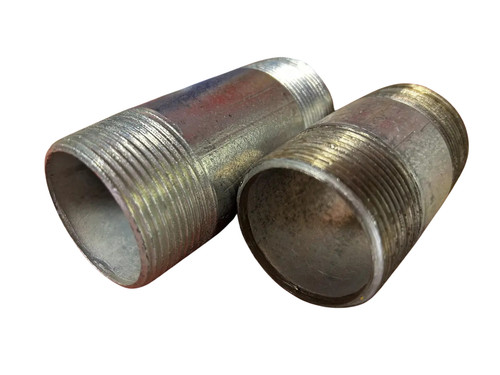 Galvanized nipples - 1'',