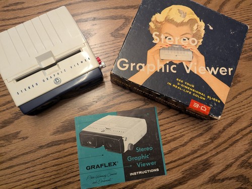 Graflex stereo slide viewer - stereo,