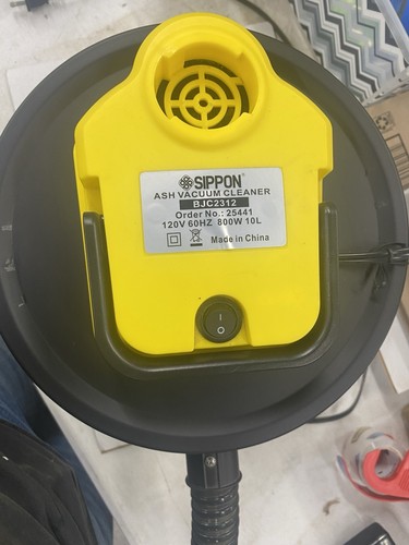 Sippon ash vacuum 10l - sippon,