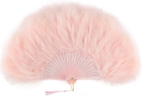 Marabou feather fan 20s - marabou,