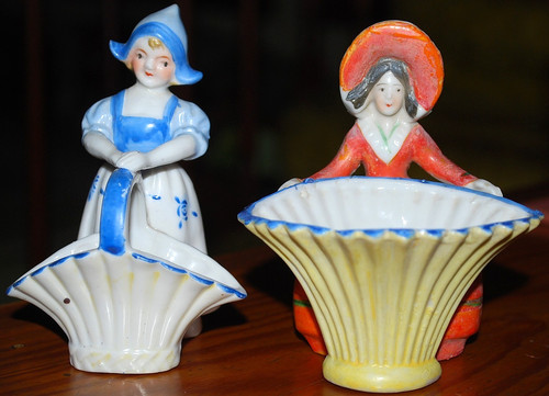 Vtg 1920s set bud vases - 1920s,