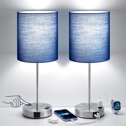 Touch lamps for bedroom - set, of