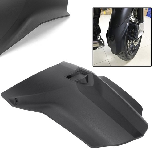 Black front fender extender - front,