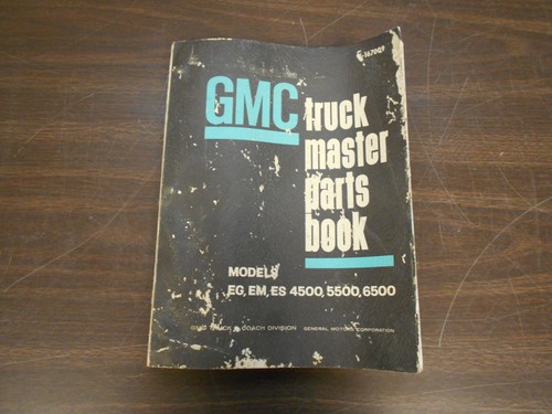 Gmc truck master parts manual - truck,