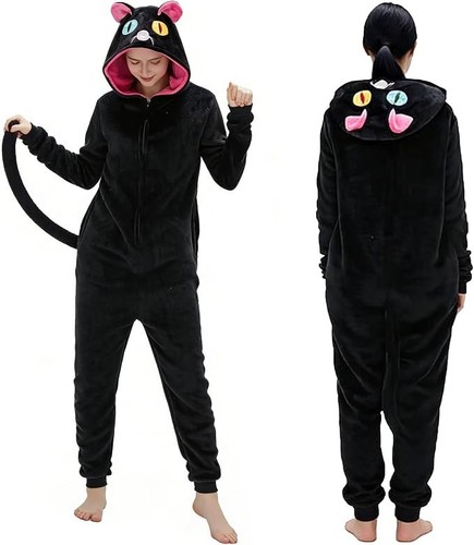 Unisex adult cat kigurumi - adult,