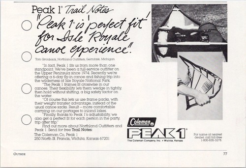 Coleman peak vintage - coleman,