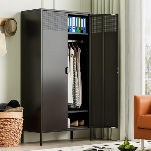 Metal wardrobe cabinet - 71",