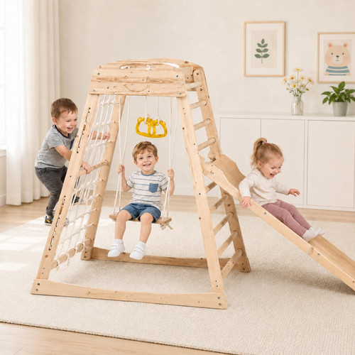 Indoor jungle gym wooden - indoor,