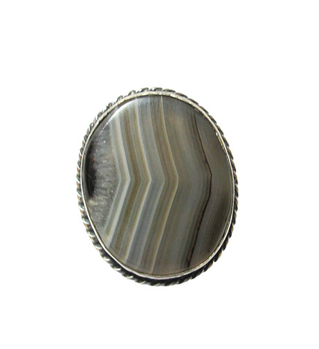 Antique hatpin banded - antique,