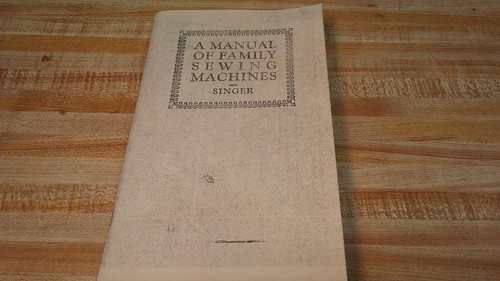 Singer manual family - manual, of