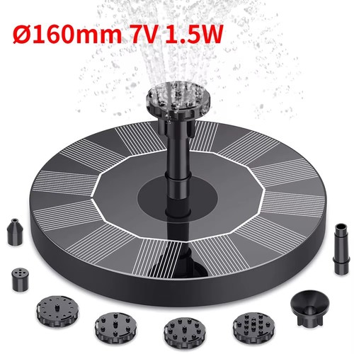 Solar power bird bath fountain - solar,
