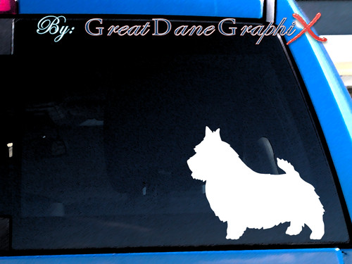 Norwich terrier vinyl decal - norwich,