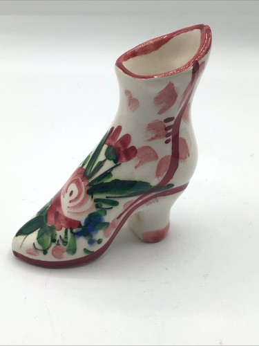 Porcelain shoe figurine - porcelain,