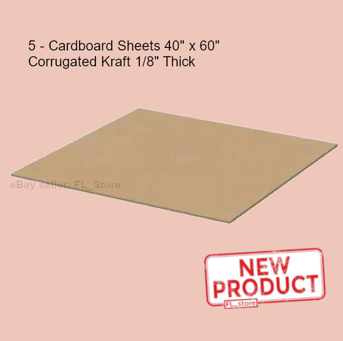 Pack cardboard sheets x - cardboard, 40"