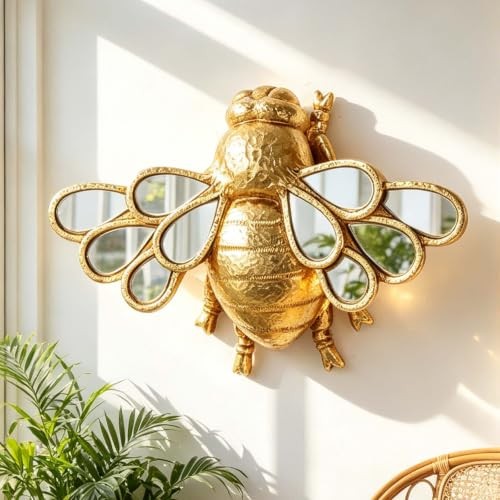 Bee mirror wall decor - bee,