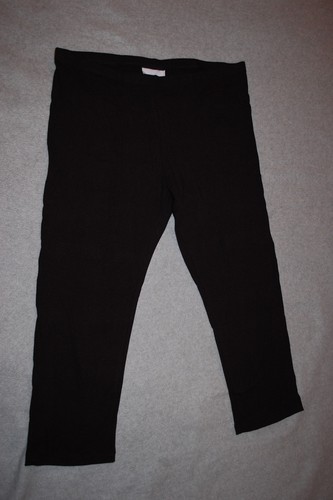 Womens black capri leggings - capri,