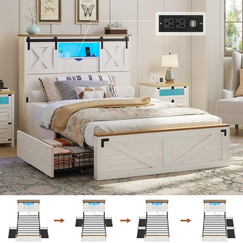 Farmhouse twin bed frame - twin,
