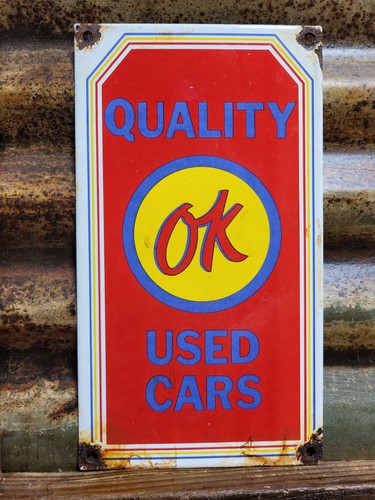 Vintage used cars porcelain - vintage,