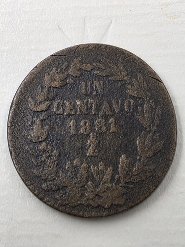 1881 mexico centavo - 1,