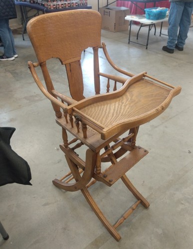 Antique vintage oak - vintage, toddler