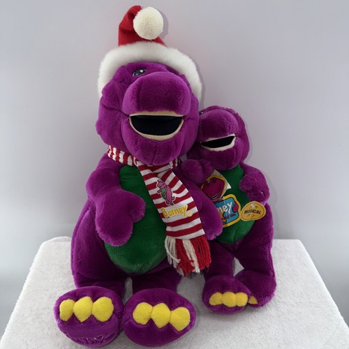 Vintage 1990 barney the - the, purple