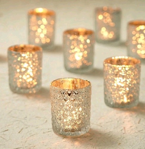 Pack silver glass - glass, votive