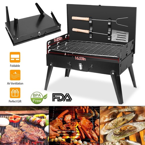 Portable charcoal grill - charcoal,