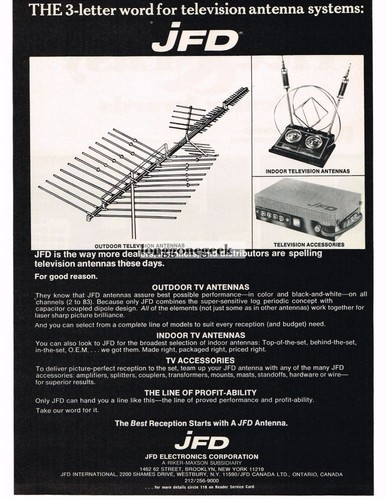 1974 jfd electronics outdoor - jfd,