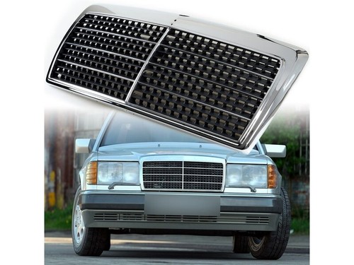 Chrome frame black mesh front - chrome,