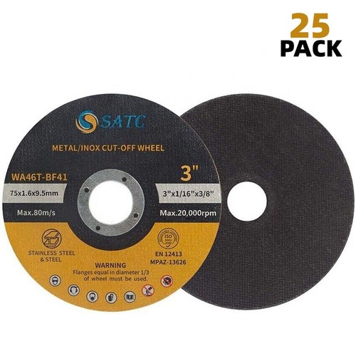 25pcs 3in cut off wheels - 3in,
