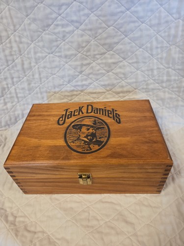 Vtg jack daniel wood box - vtg,
