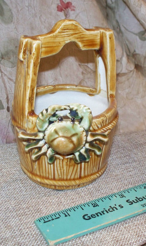 Vintage ceramic ivy - ivy, planter