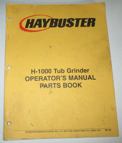 Haybuster 1000 tub feed - h-1000,