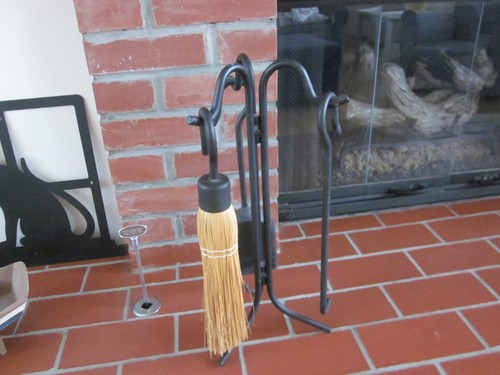 Cast iron fireplace tools - cast, 3
