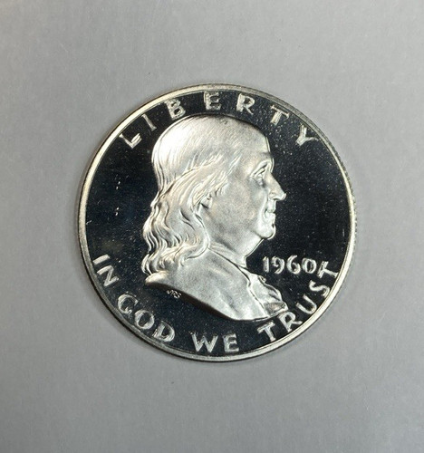 1960 proof franklin half - proof,