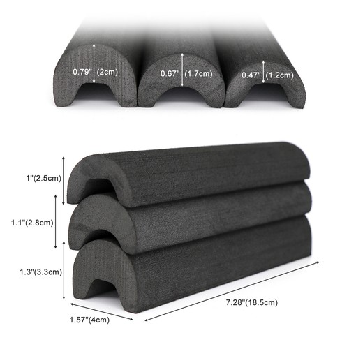 Tourbon 3pcs black eva - tourbon, foam