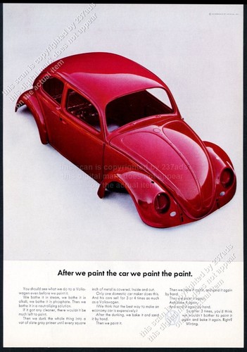 1965 beetle classic - 1965, red