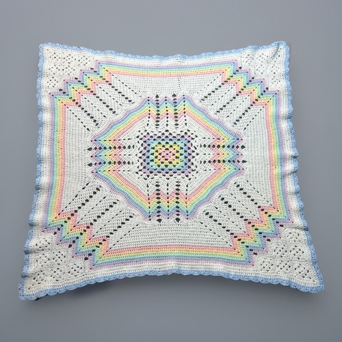 Vtg 80s pastel rainbow - vtg,