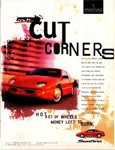 1998 pontiac sunfire - 1998, gt