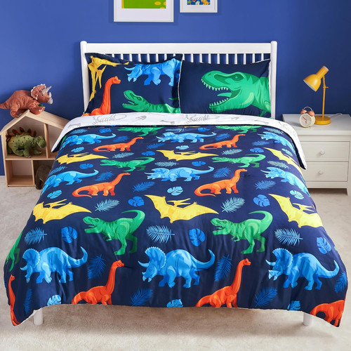 Kids comforter set dark - comforter, blue