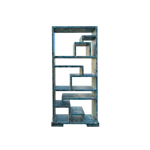 Distressed blue uneven - 84",