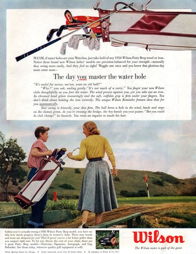 Patty berg wood iron - patty,
