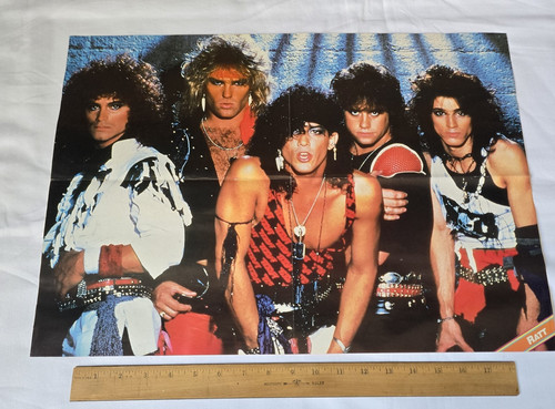 Vintage ratt poster heavy - poster,