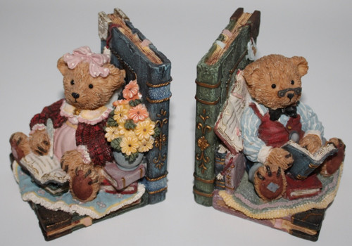 Teddy bear bookends book - teddy, ends