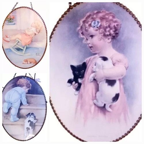 Vtg bessie pease gutmann - bessie, oval