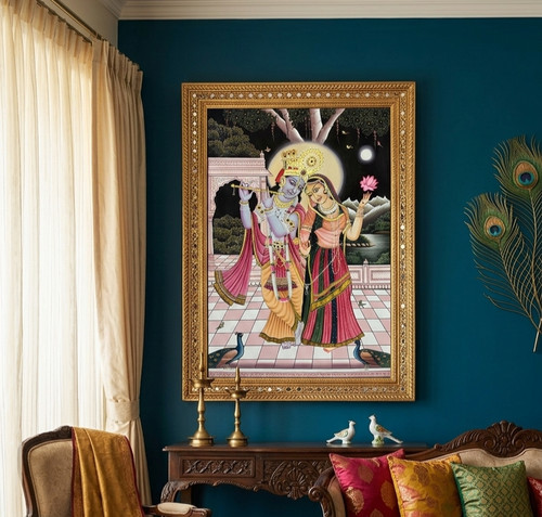 Radha krishna detailed - detailed, pichwai
